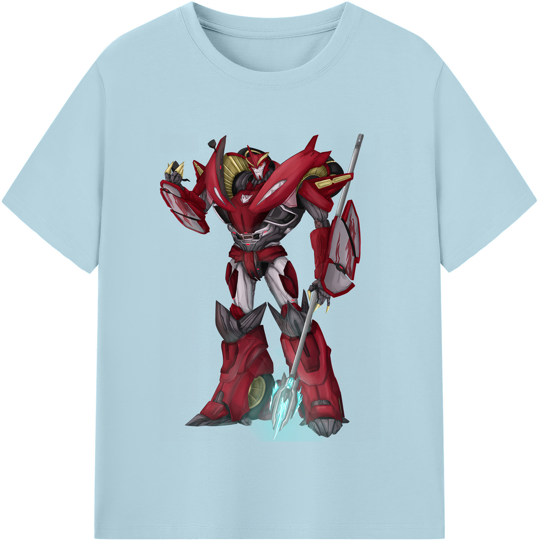 （画像用） Transformers トランスフォーマー 綿100％半袖Tシャツ（フロントプリント）